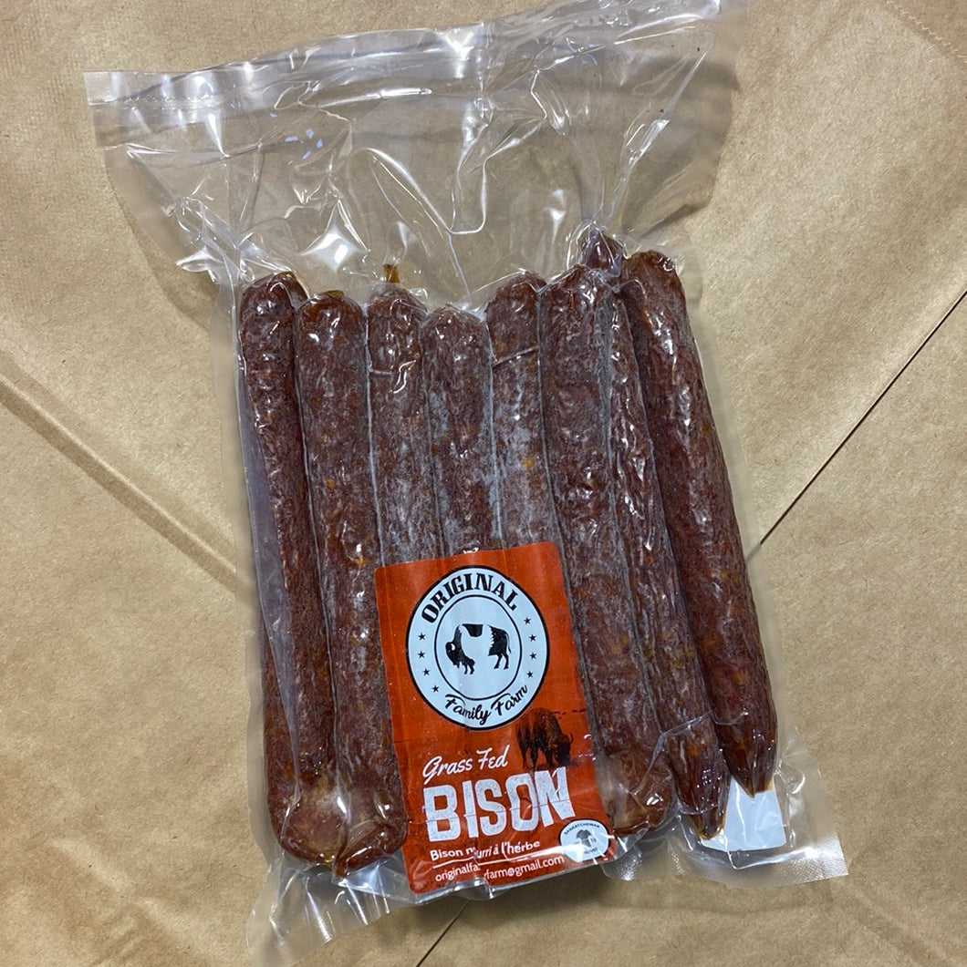 Original Family Farm Bison Chicken Pepperoni Sticks (6 Pack)