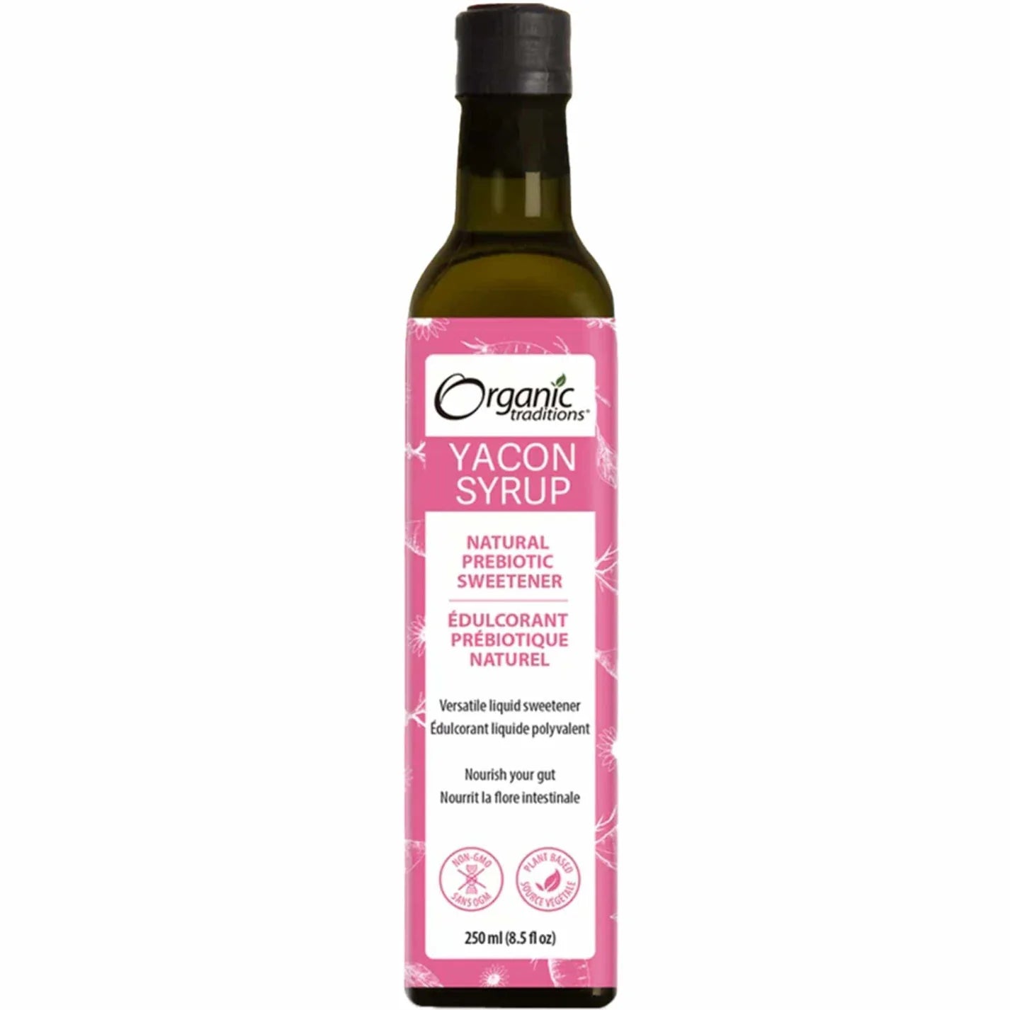 Organic Traditions Organic Yacon Syrup, Natural Plant Based Prebiotic ...