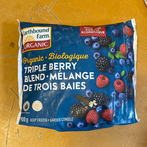 Earthbound Organic Frozen Triple Berry Blend 900g