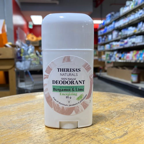 Theresa's Naturals Deodorant Bergamot & Lime (85g)