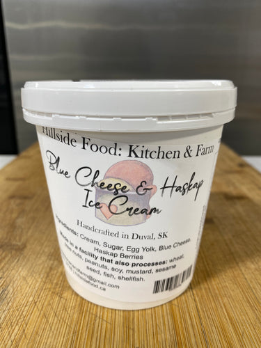 Hillside Food Blue Cheese & Haskap Ice Cream (473ml)