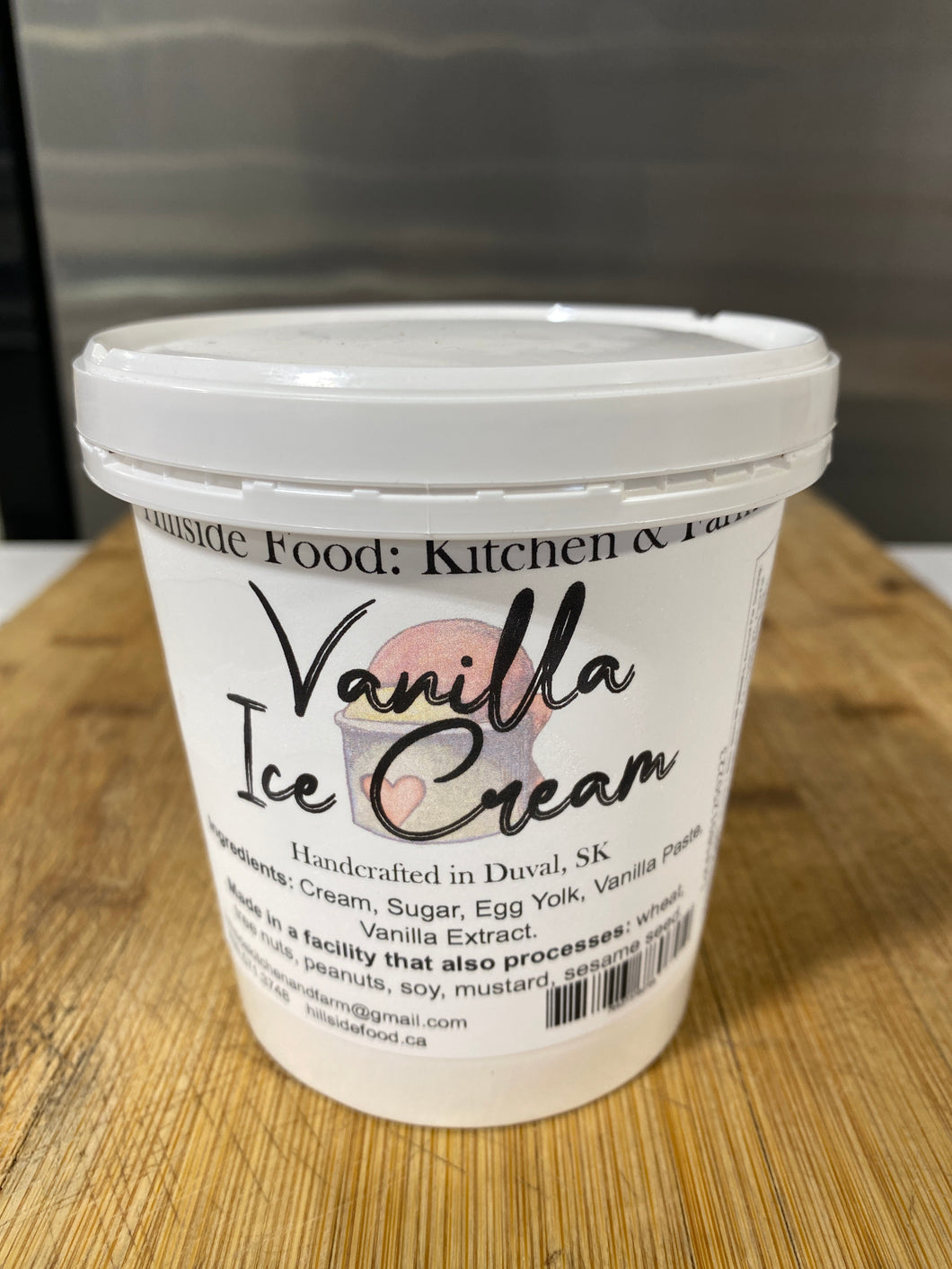 Hillside Food Vanilla Ice Cream (475ml)