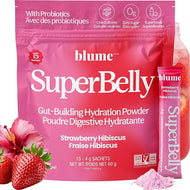Blume SuperBelly Strawberry Hibiscus Hydration Powder (60g) 15 Sachets
