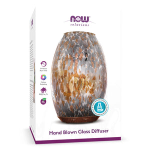 NOW Hand-blown Glass Ultrasonic Essential Oil Diffuser