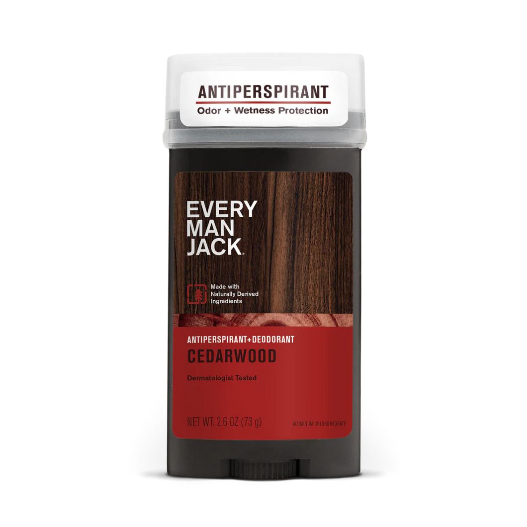 Every Man Jack Antiperspirant + Deodorant, Cedarwood, 73g