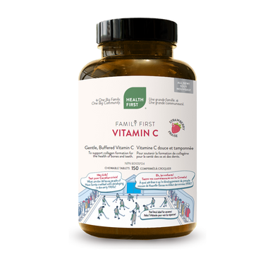 Health First Family Vitamin C 400mg, 150 chewable tabs Strawberry fl
