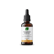 Health First Vit D3 Plus K2 (100IU+120mcg), 30ml