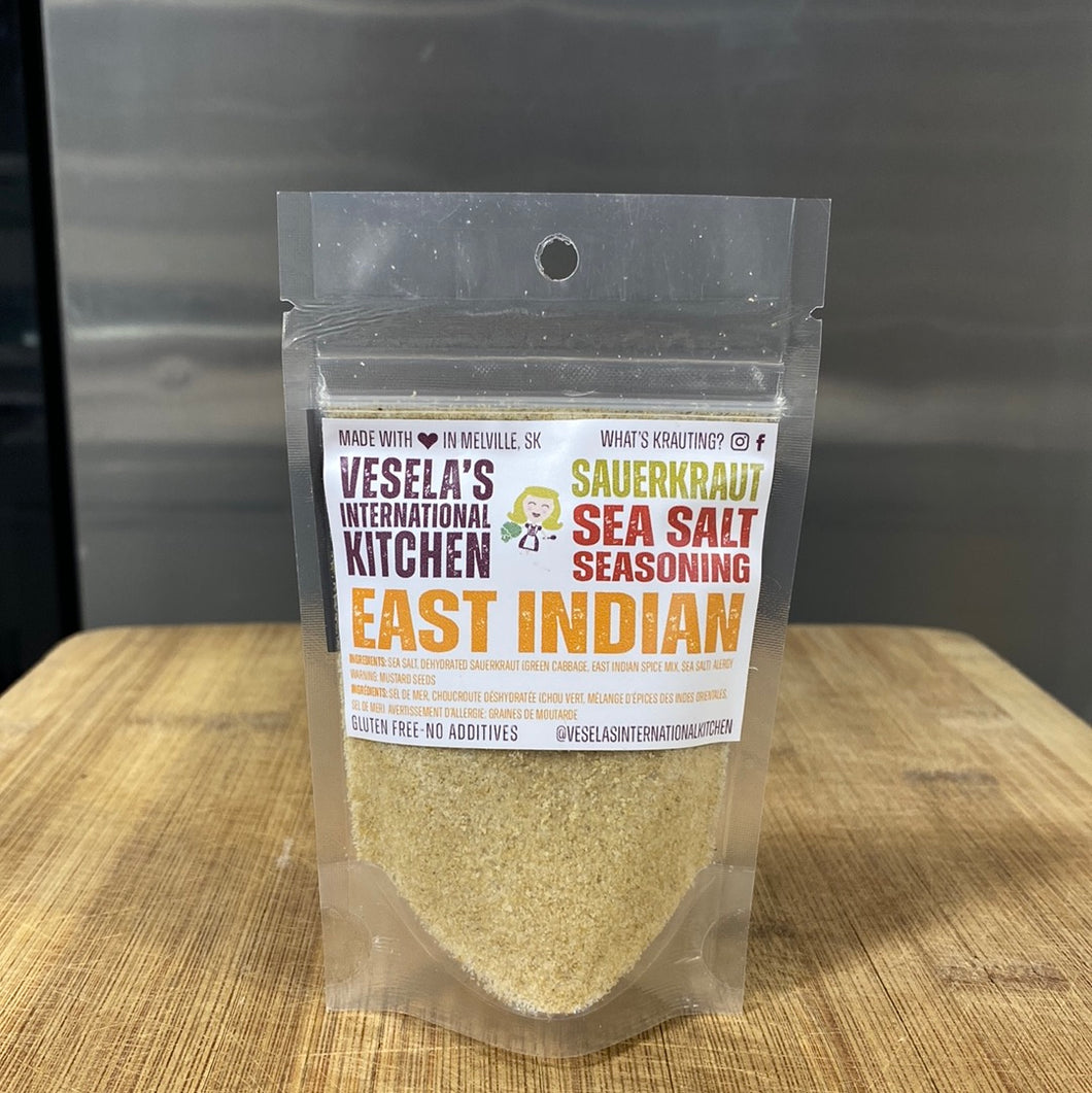 Vesela's East Indian Kraut Sea Salt Seasoning