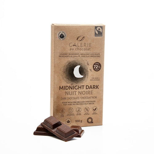 Galerie Au Chocolat Midnight Dark Chocolate Bar 100g