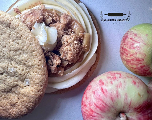 No Gluten Kneaded Apple Crumble Sammy Cookie