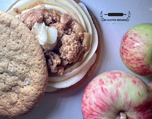 No Gluten Kneaded Apple Crumble Sammy Cookie