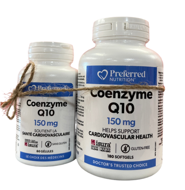 Preferred Nutrition Coenzyme Q10 150mg (180 Softgels) + FREE 60 Softgels!