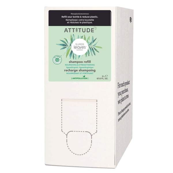 ATTITUDE EO Super Leaves Nourishing Shampoo refill, 2L