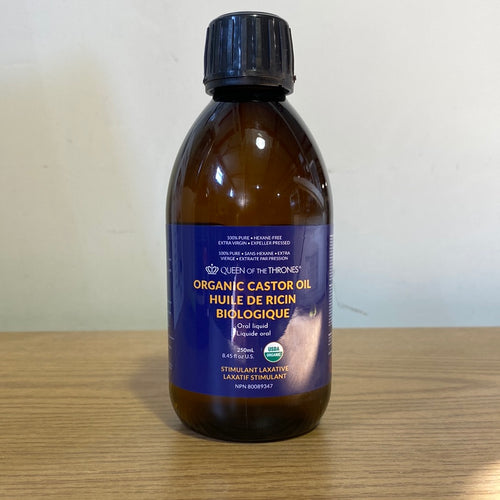 Queen of the Thrones Organic Golden Castor Oil - Hexane Free (250ml)