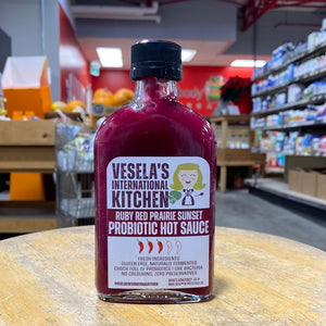 Vesela's Ruby Red Prairie Sunset Probiotic Hot Sauce (200ml)