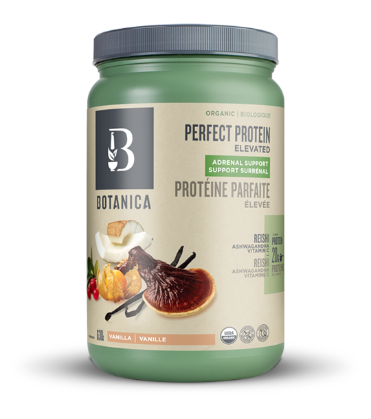 Botanica Perfect Protein Elevated Powder -Adrenal Support Vanilla - 642g