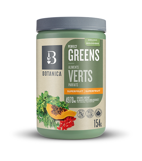Botanica Perfect Greens Powder Organic Superfruit - 154g