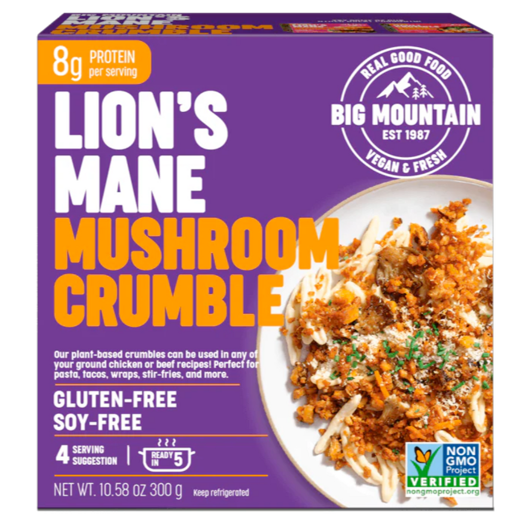 Big Mountain Foods Lion's Mane Mushroom Crumble (300g)