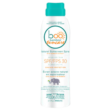 Boo Bamboo Sunscreen Spray Baby/Kids SPF30, 177g