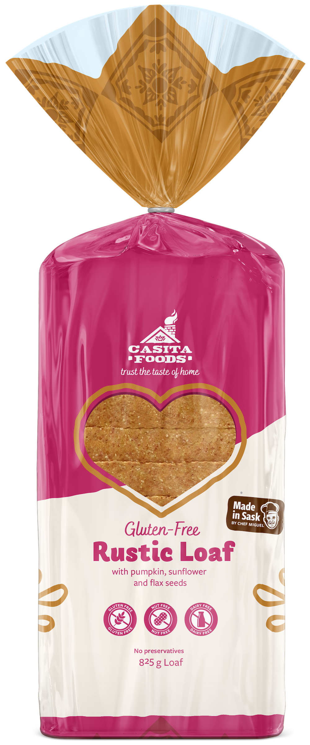 Casita Foods Gluten Free Rustic Loaf (825g)