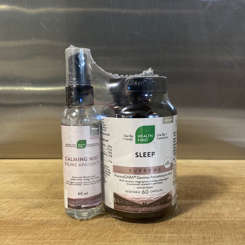 Health First Sleep Supreme 60cap + Calming Mist 60ml  DUO PACK!