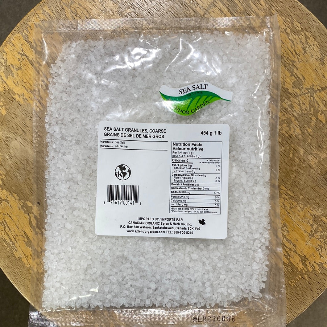 Splendor Garden Sea Salt Coarse (1lb)