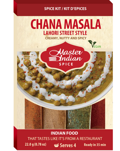 Master Indian Spice Chana Masala Vegan Spice Kit, 22.9g (serves 4)