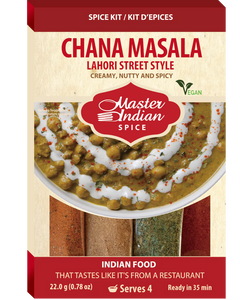 Master Indian Spice Chana Masala Vegan Spice Kit, 22.9g (serves 4)
