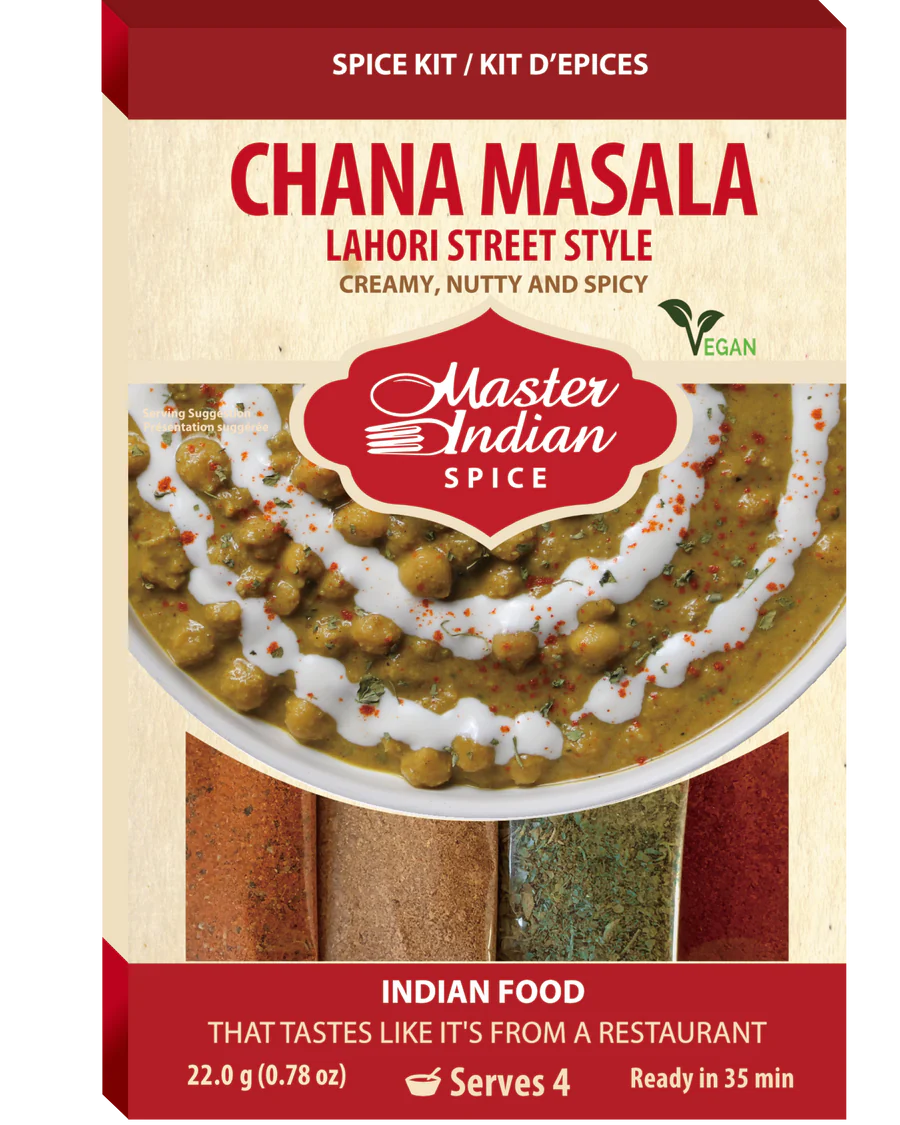 Master Indian Spice Chana Masala Vegan Spice Kit, 22.9g (serves 4)
