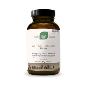 Health First GTF Chromium 200mcg, 90 caps