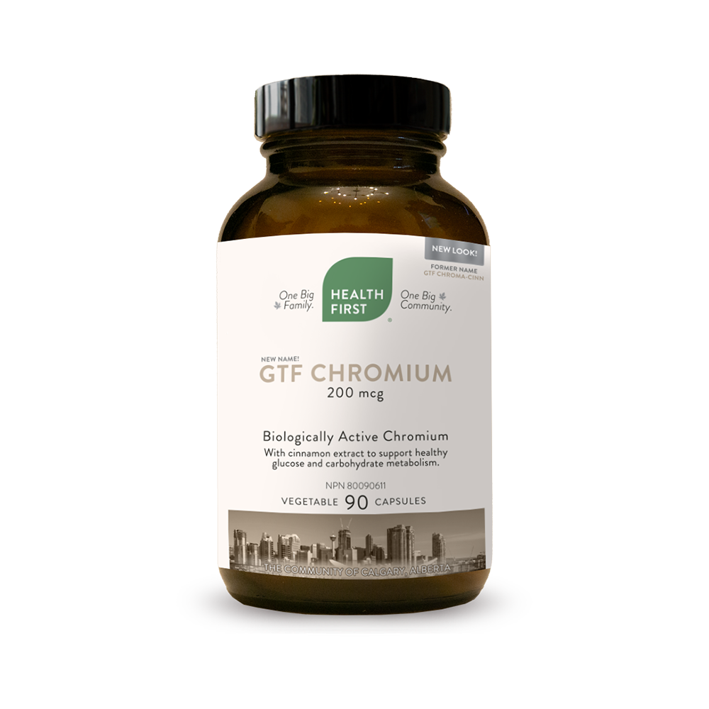 Health First GTF Chromium 200mcg, 90 caps