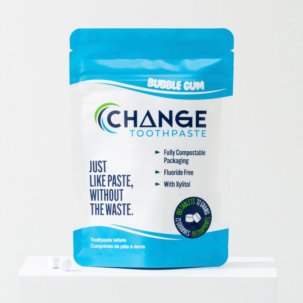 Change Bubblegum Toothpaste Tablets (195 Tablets)