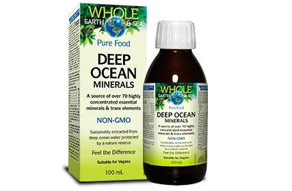 Whole Earth & Sea Deep Ocean Minerals, 100ml