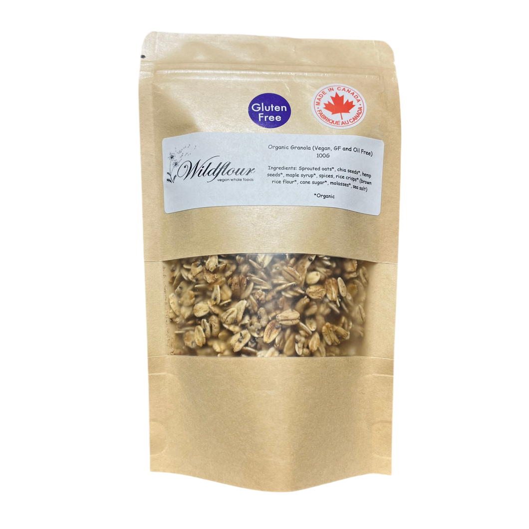 Wildflour Organic Gluten Free Vegan Granola (100g)