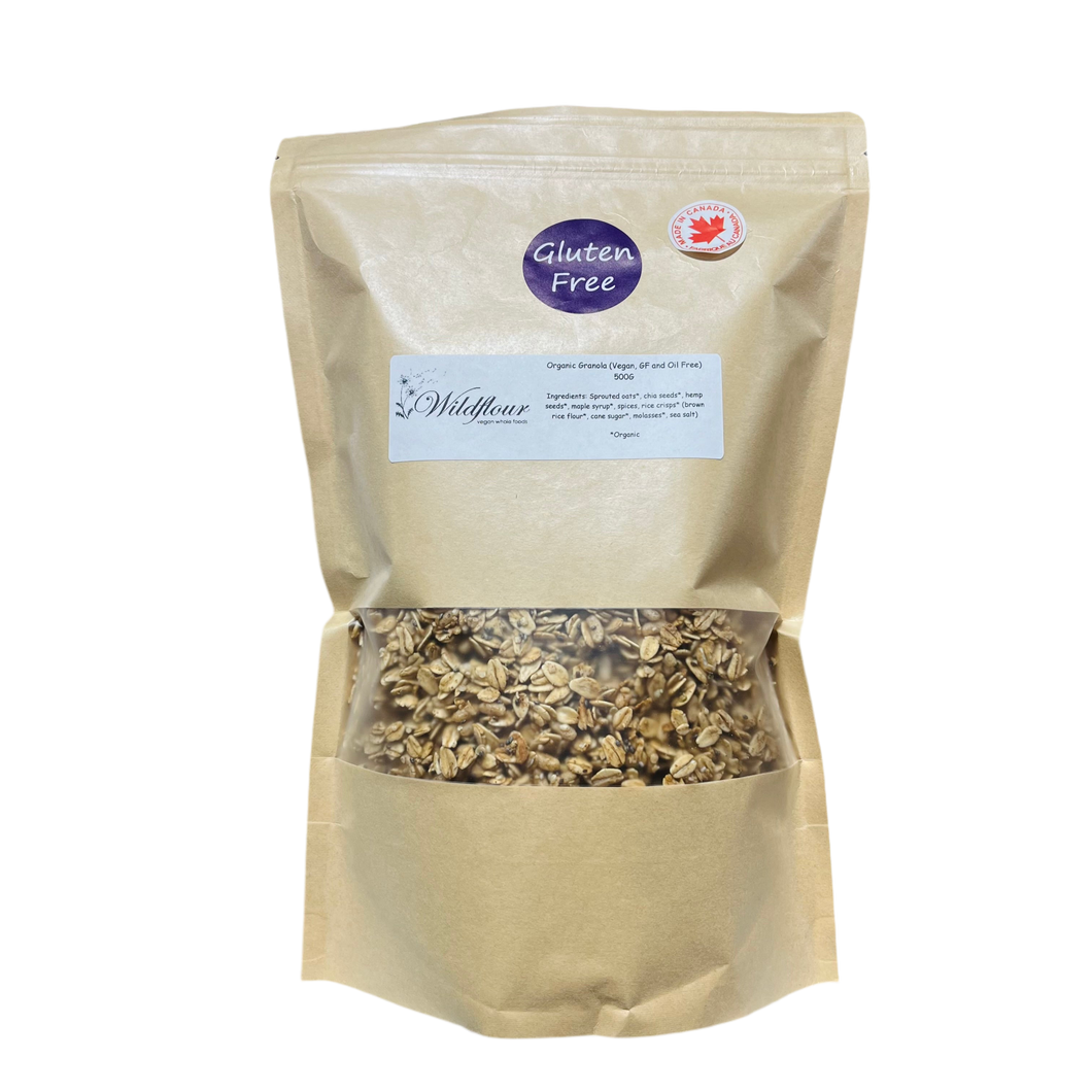 Wildflour Organic Gluten Free Vegan Granola (500g)