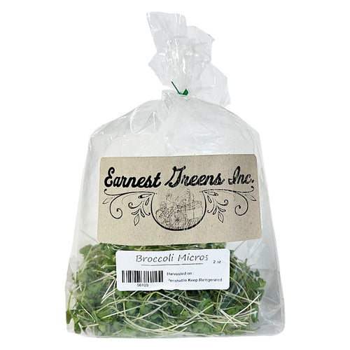 Earnest Greens Broccoli Microgreens, 2oz.