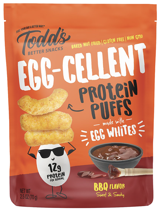 Todd's Egg-cellent Protein Puffs BBQ (33g)