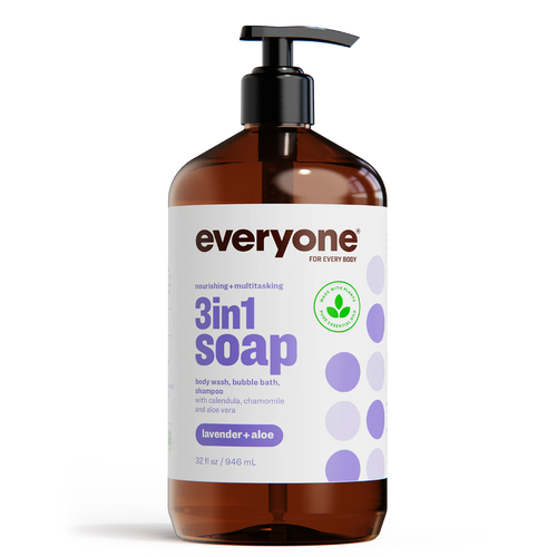 Everyone 3 in 1 Body Soap Lavender and Aloe (32oz.)