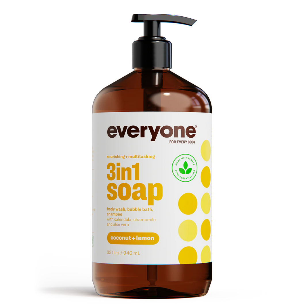 Everyone 3 in 1 Body Soap Coconut Lemon (32oz.)