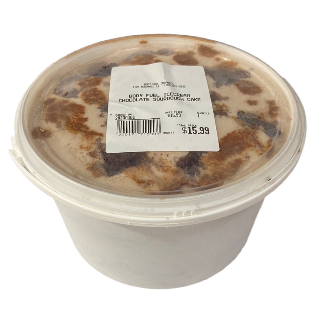 Body Fuel Ice Cream - Chocolate Sourdough Cake (1.5L)