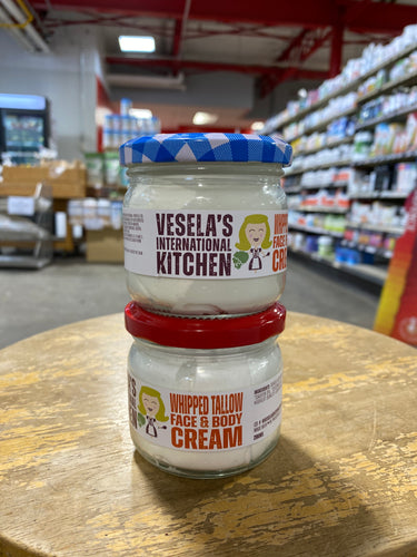 Vesela's Whipped Tallow Face & Body Cream - Rose Geranium (200ml)