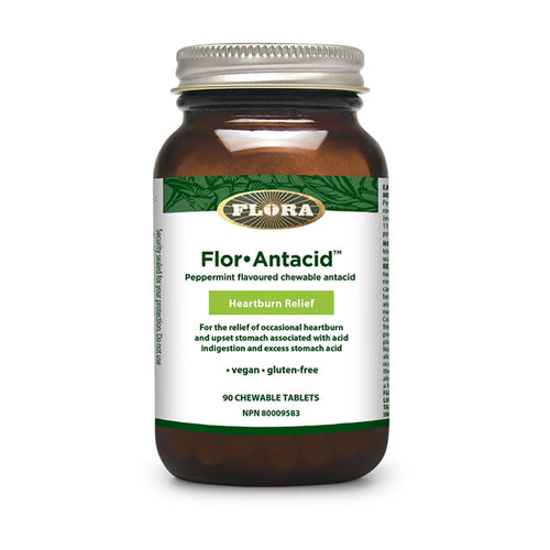 Flora antacid chewable heartburn relief (90 chewable tablets)