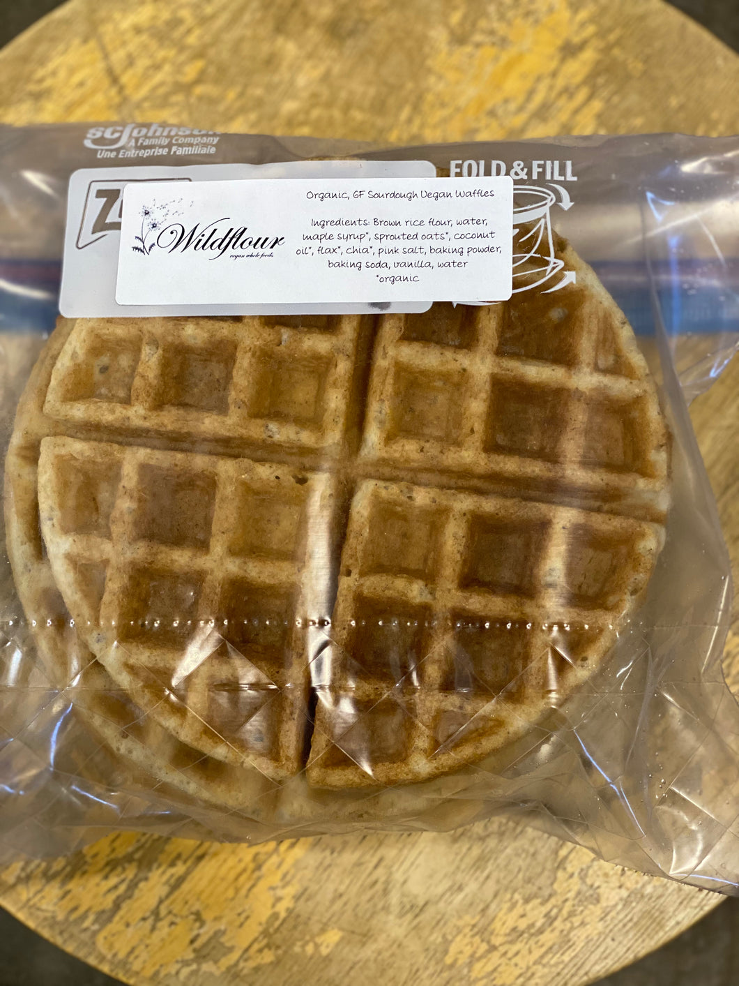 Wildflour Organic Gluten Free Sourdough Vegan Waffles