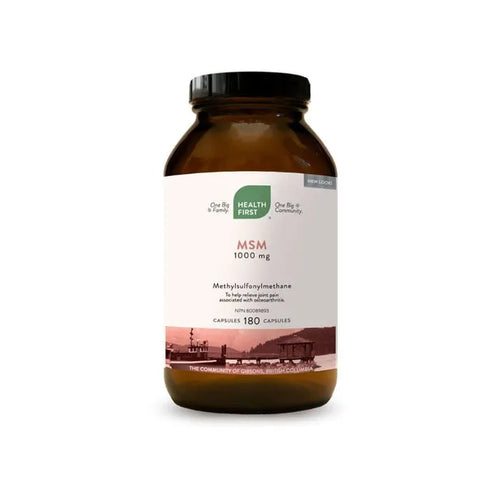 Health First MSM 1000mg, 180caps