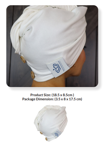 Queen of The Thrones HAIR WRAP Castor Oil Pack