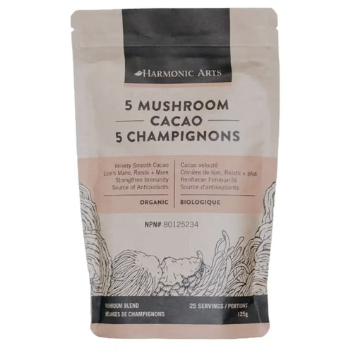 Harmonic Arts 5 Mushroom Cacao Herbal Latte (125g)