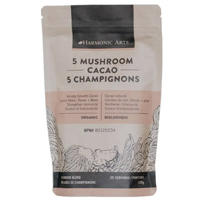 Harmonic Arts 5 Mushroom Cacao Herbal Latte (125g)