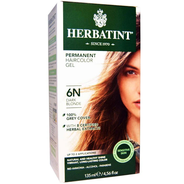 Herbatint Gel Colorant Permanent, 6N Dark Blonde