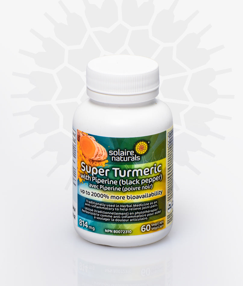 Solaire Naturals Super Turmeric with Piperine (60 veg caps)