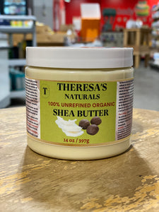 Theresa's Naturals 100% Unrefined Organic Shea Butter (14oz.)